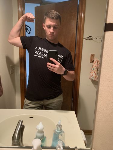 Customer photo review of Make America Godly Again Shirt
