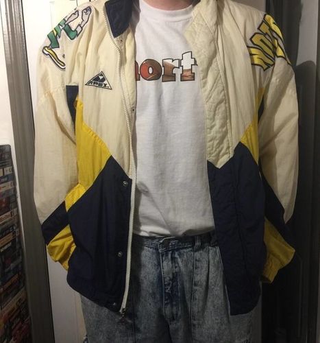 Customer photo review of Vintage Notre Dame Apex One Windbreaker Size Large