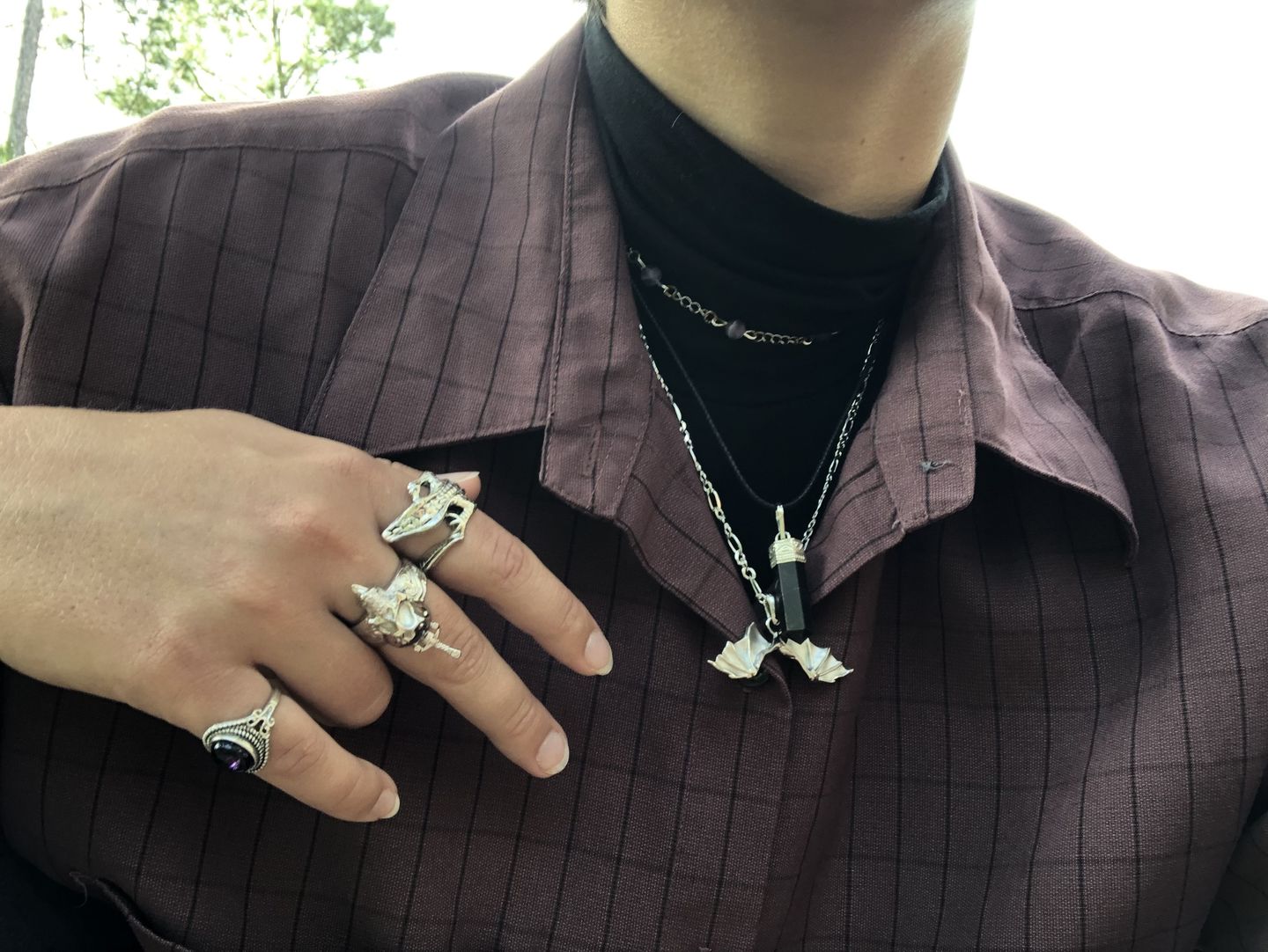 Customer photo review of DEATHWING PENDANT