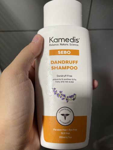 Customer photo review of ערכה דו שלבית לטיפול בקשקשים | SEBO DANDRUFF KIT