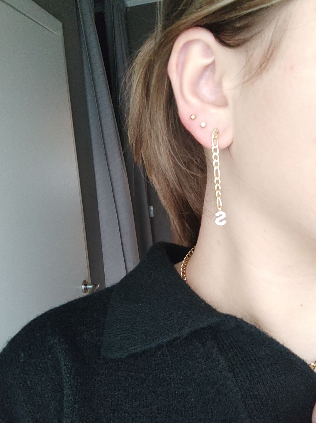 Customer photo review of Shelly Ohrstecker | 14K vergoldet