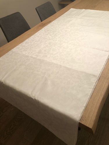 Customer photo review of Tovaglia in Fiandra Su Misura in Cotone