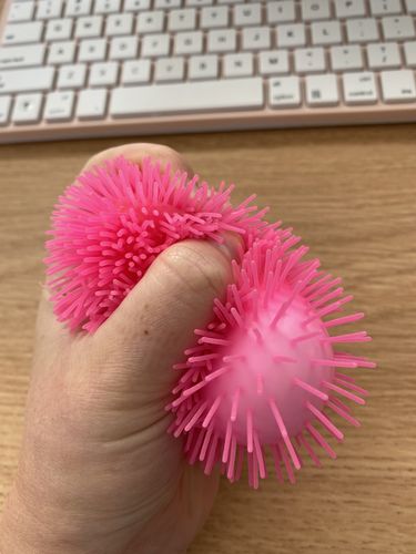 Customer photo review of Shaggy Nee Doh - The Groovy Glob Stress Squishy Ball