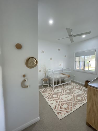 Customer photo review of Simple Bohemian Rainbows Decal Set