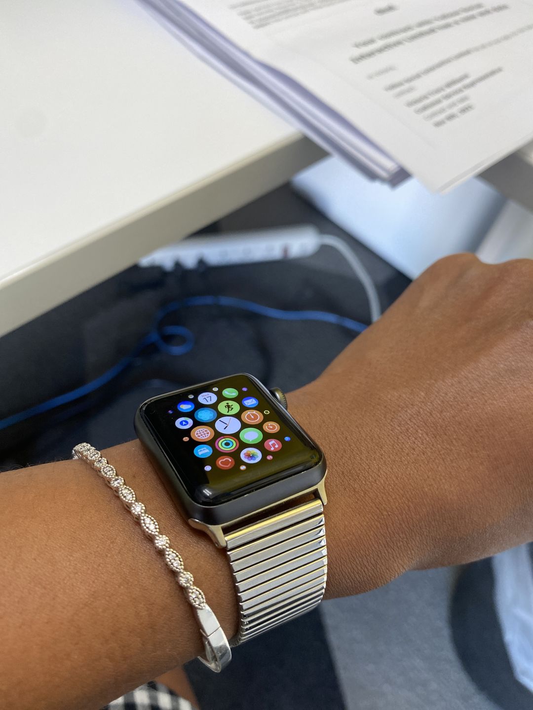 Customer photo review of Iola Metal Band (6 Colours)