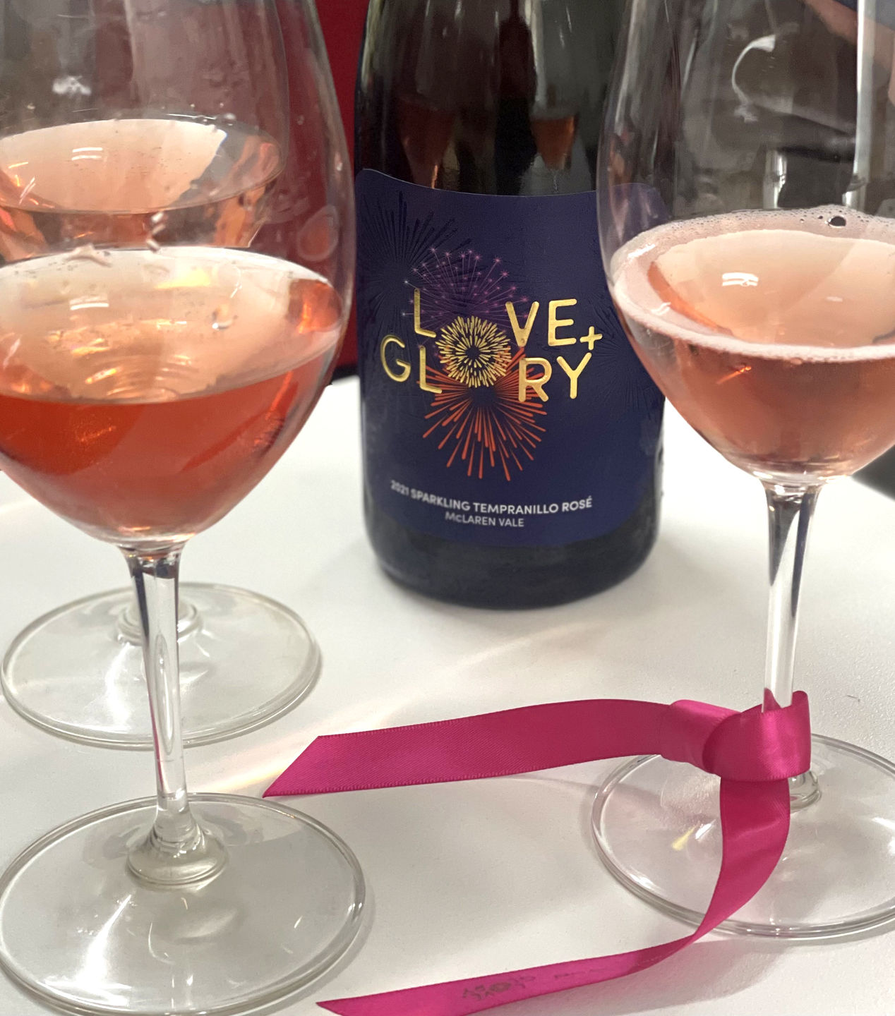 Customer photo review of Sparkling Tempranillo Rosé | 6 Pack
