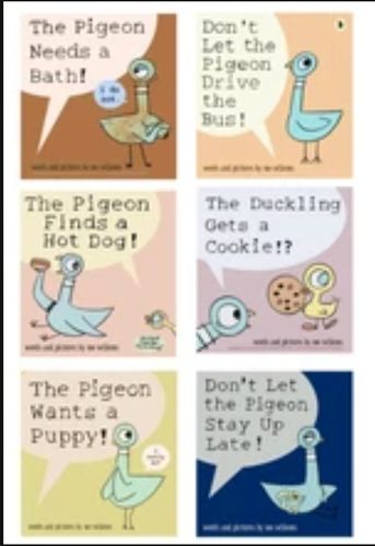 Customer photo review of THE MO WILLEMS PIGEON BOOK COLLECTION - 6 BOOK SET - MWP