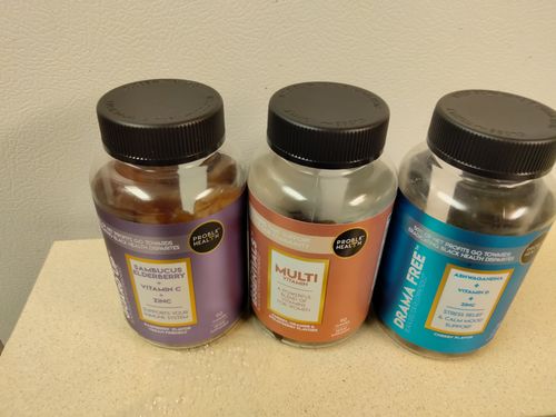 Customer photo review of "DRAMA FREE"- Ashwagandha +Vitamin D + Zinc Gummies (45 Day Supply/.55 Cent A Day) CLICK HERE
