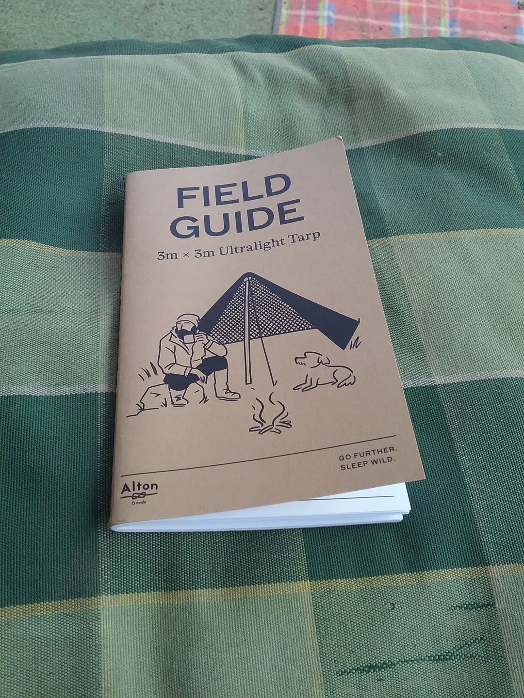 Customer photo review of Waterproof Field Guide - Tarp