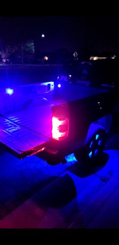 Customer photo review of RGB+W Wheel Lights 5 FT Extension Wire (Single Wire)