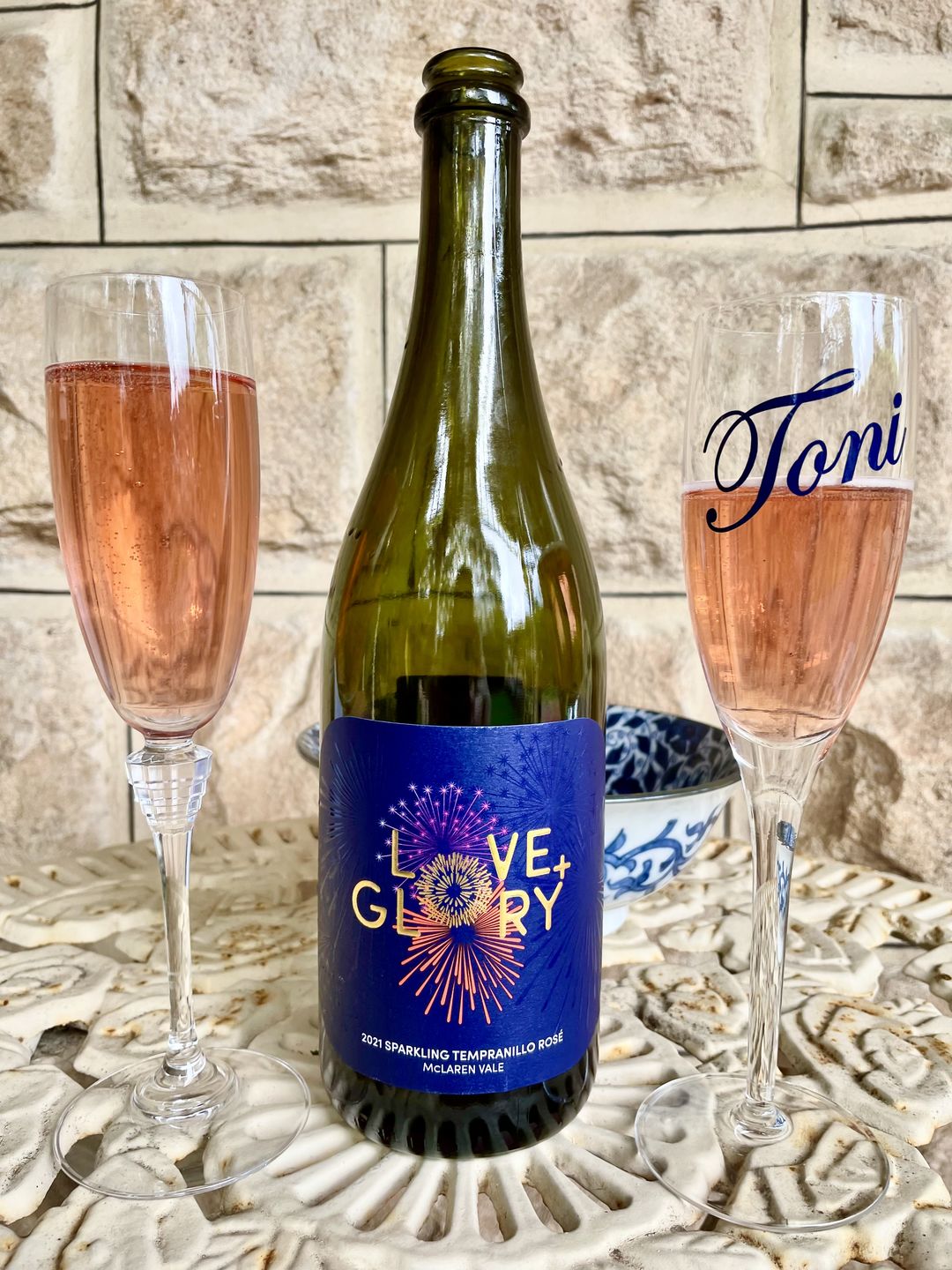 Customer photo review of Sparkling Tempranillo Rosé | 6 Pack
