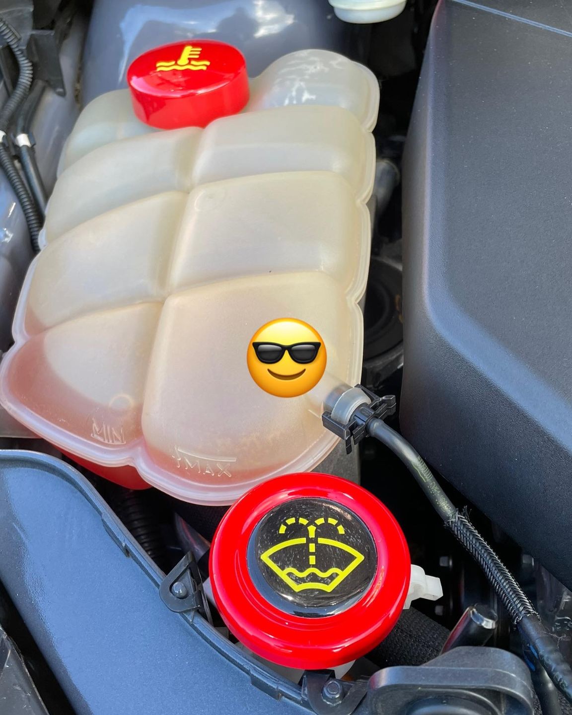 Customer photo review of Washer Bottle Bung Mk3 / 3.5 Focus - Various Finishes