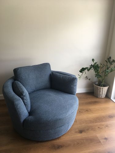 Customer photo review of Croft Swivel Armchair
