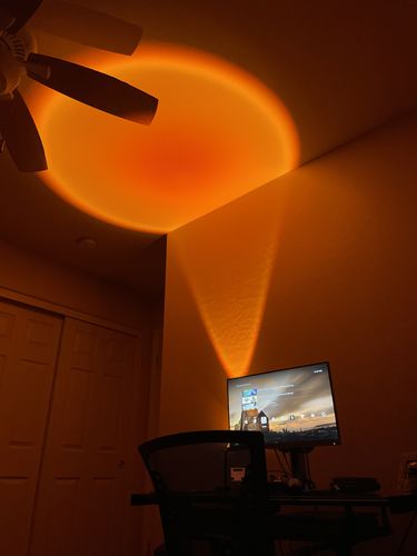 Customer photo review of The Sunset Lamp™