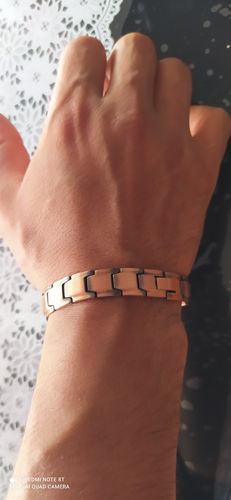 Customer photo review of Bracelet Cuivre  Homme Puissant