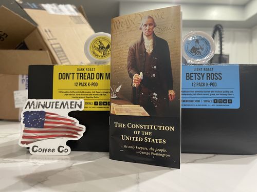 Customer photo review of Don't Tread on Me coffee-pods