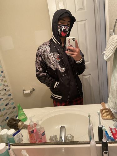 Customer photo review of Four Legendary Creatures Sukajan Souvenir Jacket