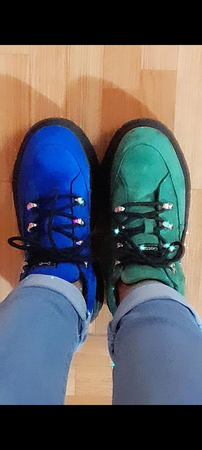 Customer photo review of ZAPATILLA AZUL 97249