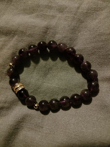 Customer photo review of BRACELET AMÉTHYSTE "No Stress"