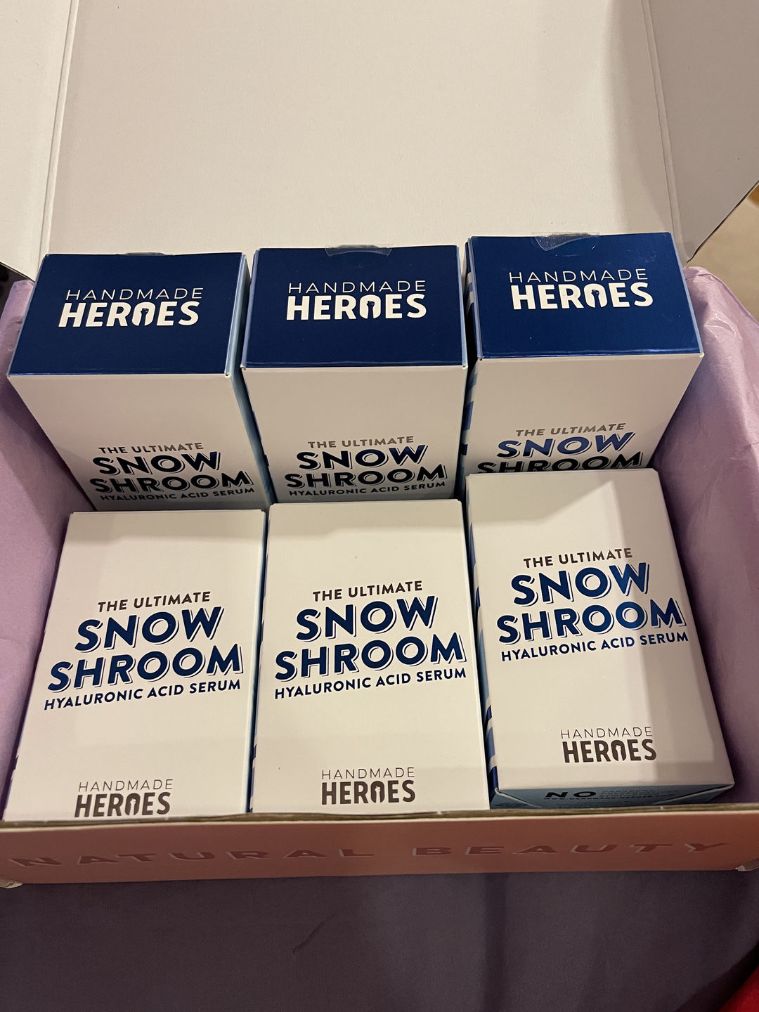 Customer photo review of The Ultimate Snow Shroom HA Serum