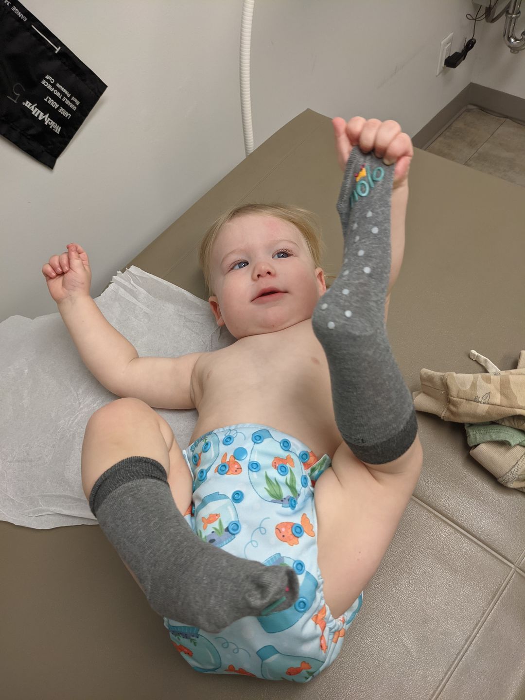Customer photo review of Light Grey Socks
