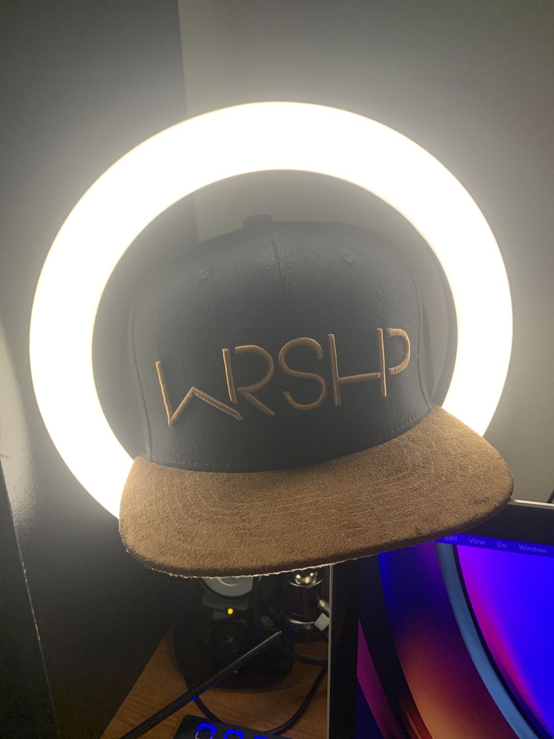 Customer photo review of WRSHP - Mocha Suede Snapback