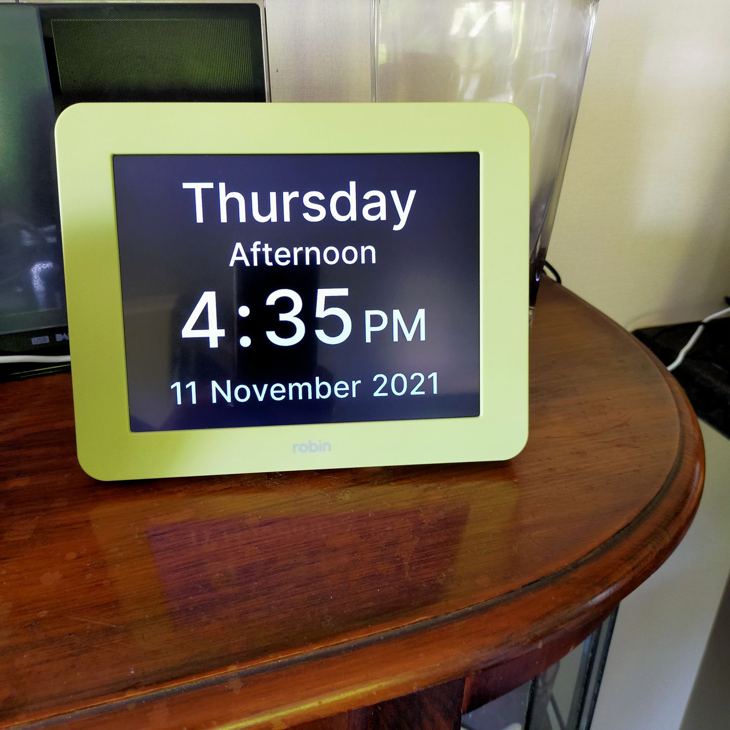 Customer photo review of Robin Day Clock