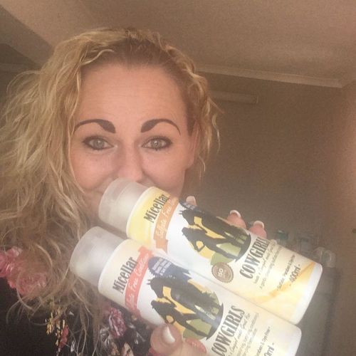 Customer photo review of Micellar Sulfate-Free Shampoo & Conditioner Combo