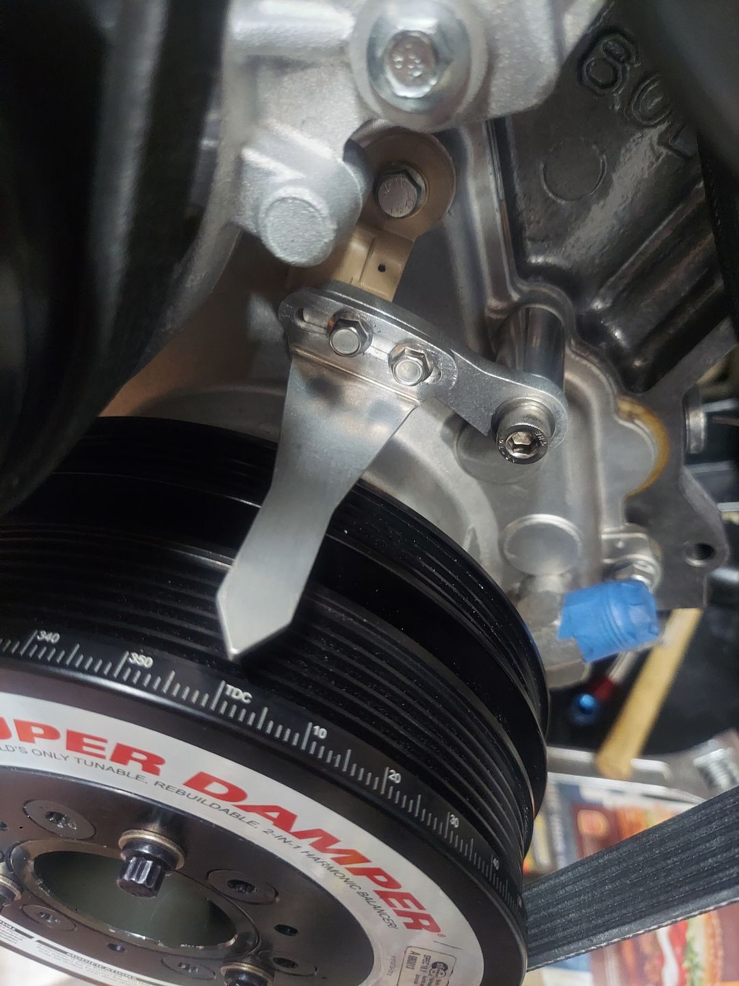 Customer photo review of LS Adjustable Timing Pointer Kit (Truck / 5th Gen Camaro Spacing) 10-11004