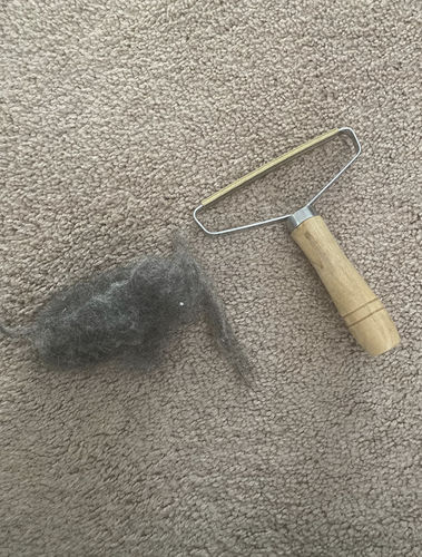 Customer photo review of Lint and Pet Hair Remover Brush