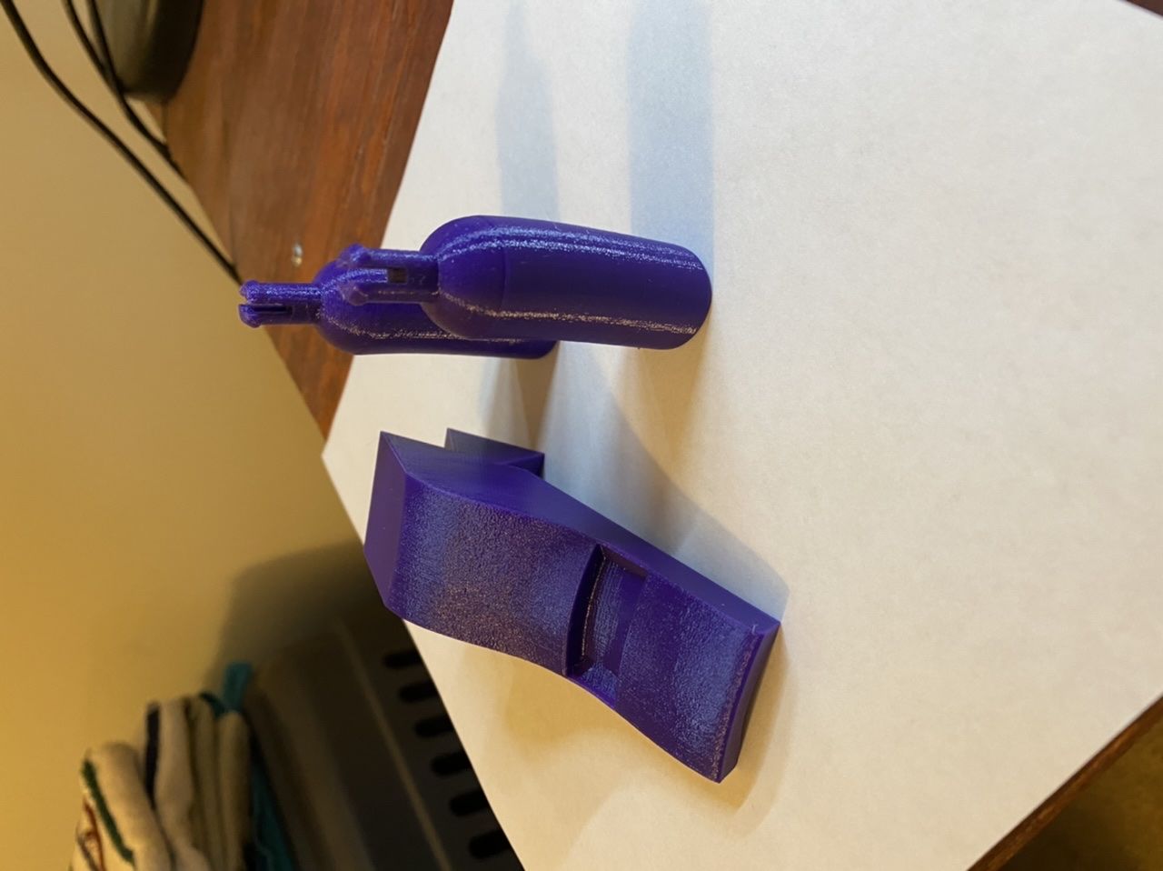 Customer photo review of Violet PETG Filament 1.75mm