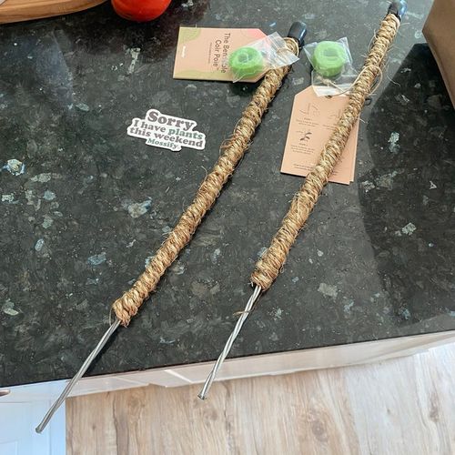 Customer photo of The Original Bendable Coir Pole™ - Best Seller (Tape Included) from Ashley G.