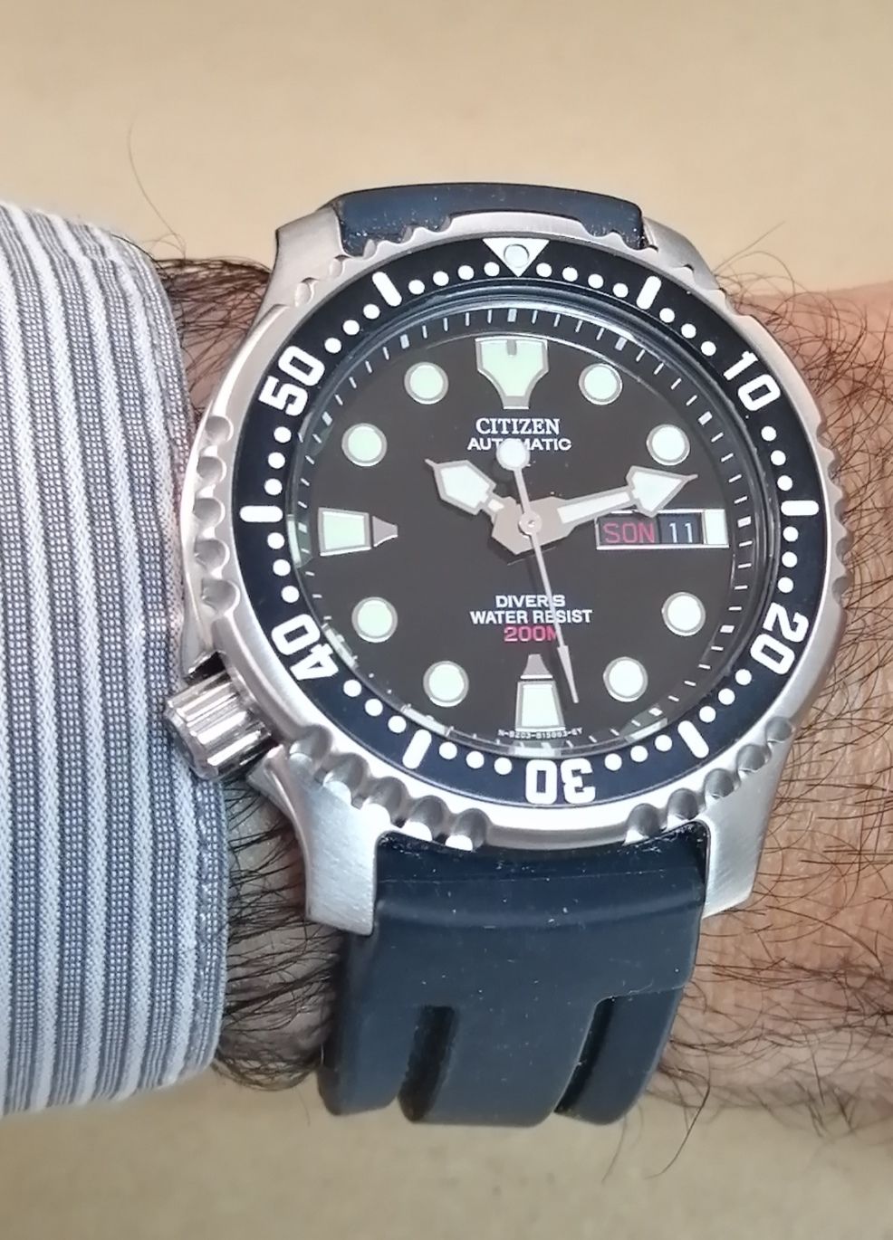 Customer photo review of Reloj Citizen Promaster NY0040-09E Buceo Automático 42 mm [EXCLUSIVO]