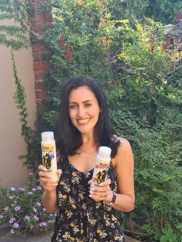 Customer photo review of Micellar Sulfate-Free Shampoo & Conditioner Combo with Hair & Nail Herbs