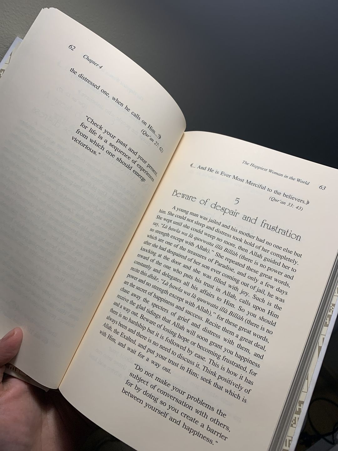 Customer photo review of You Can Be The Happiest Woman