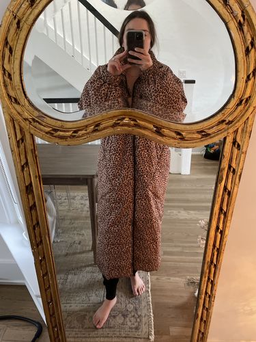 Customer photo review of Leopard Puffer