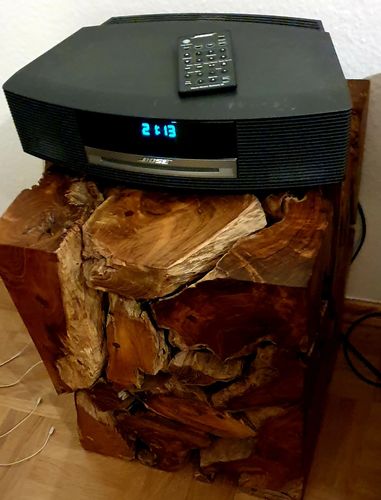 Customer photo review of Teak Holz Säule XILON quadratisch