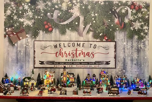 Customer photo review of Welcome To Christmas Sign