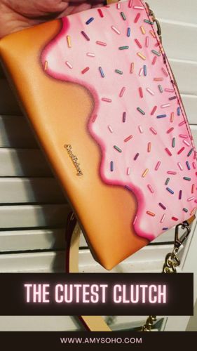 Customer photo review of Pink Sprinkle Clutch