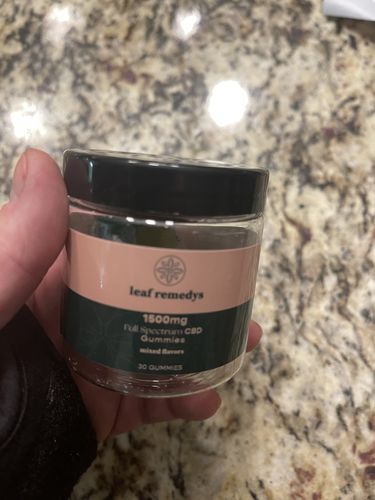 Customer photo review of 1500mg CBD Gummies mixed flavors
