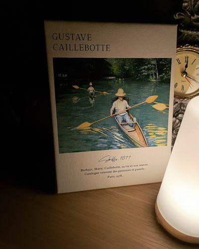 Customer photo review of Gustave Caillebotte - Skiffs 1877