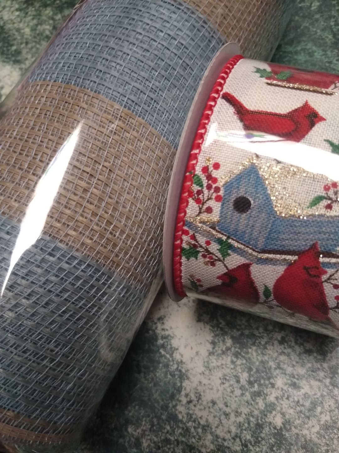 Customer photo review of 10.25"X10Yd Faux Jute/Pp Wide Stripe Grey/Natural RY8314K6