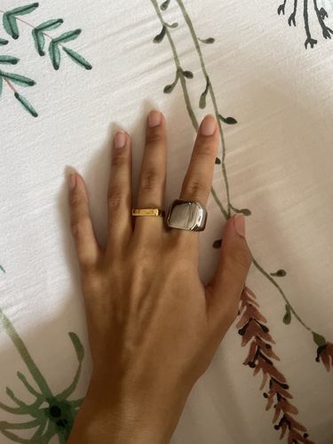 Customer photo review of Silver Anji Ring