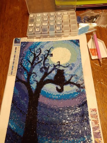 Customer photo review of Your Advanced Custom Diamond Painting Kit - Premium Quality