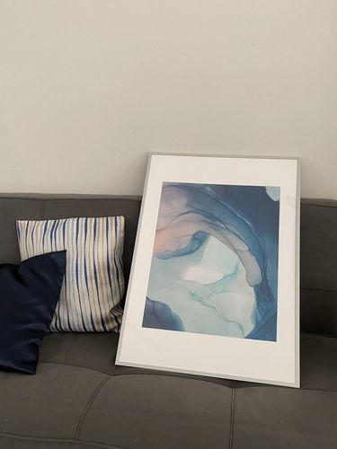 Customer photo review of Dreaming Blue Canvas Prints