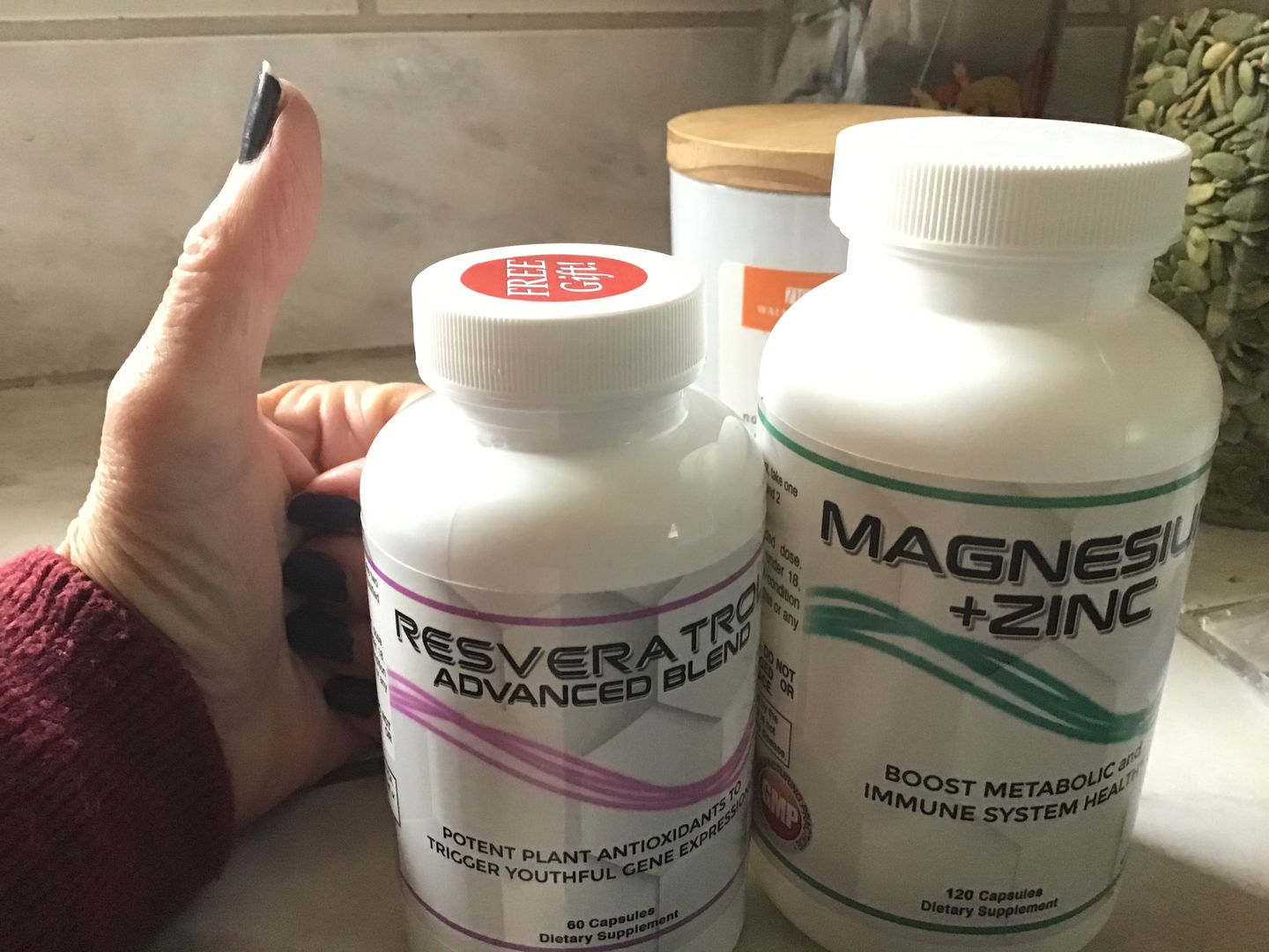 Customer photo review of Magnesium + Zinc