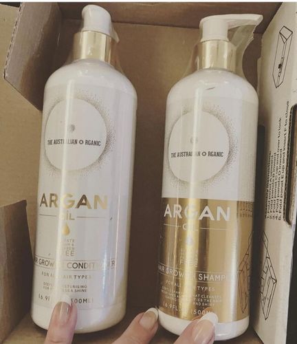 Customer photo review of Fast Regrowth Reduce Hair Loss Natural Shampoo Bundle