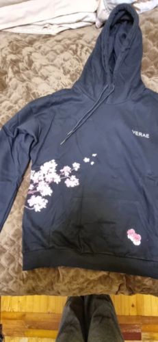 Customer photo review of Harajuku Style Cherry Blossom Hoodie