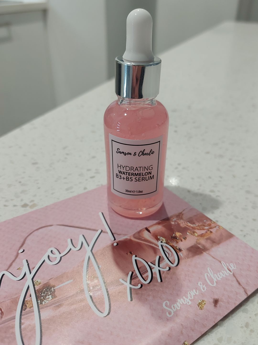 Customer photo review of Hydrating Watermelon B3+B5 Facial Serum