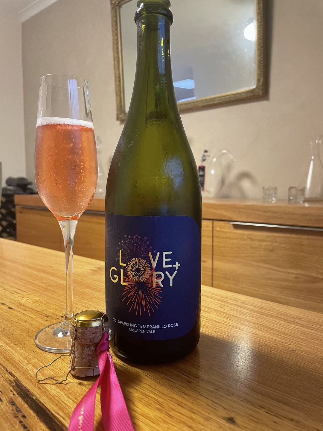 Customer photo review of Sparkling Tempranillo Rosé | 6 Pack